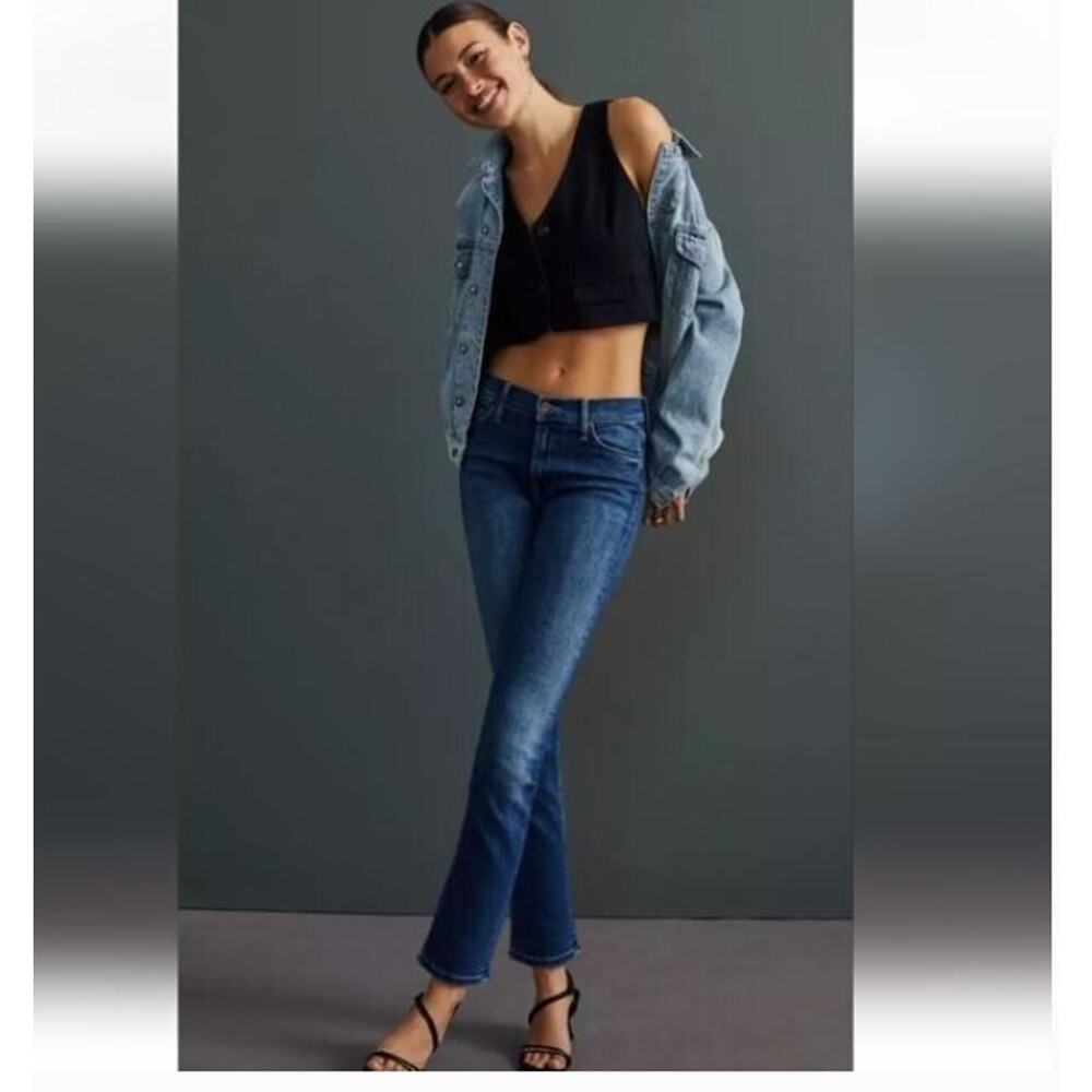 Mother The Mid Rise Dazzler Jeans in Satisfaction Guaranteed Blue  Sz 24